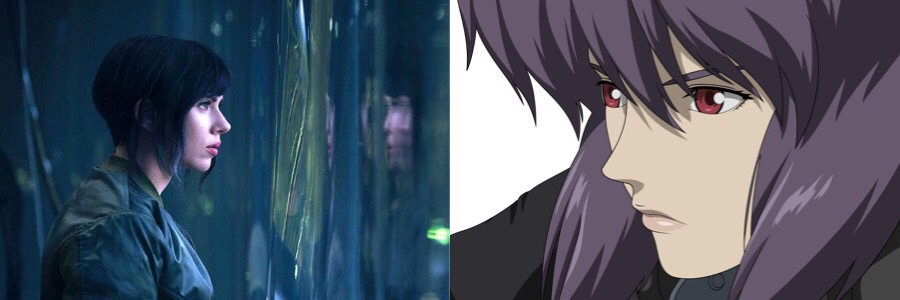 Scarlett Johansson als Motoko Kusanagi (Ghost in the Shell)